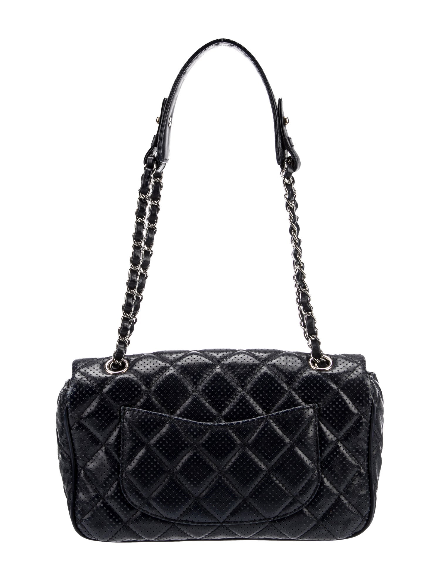 Chanel Perforated Leather Flap Bag