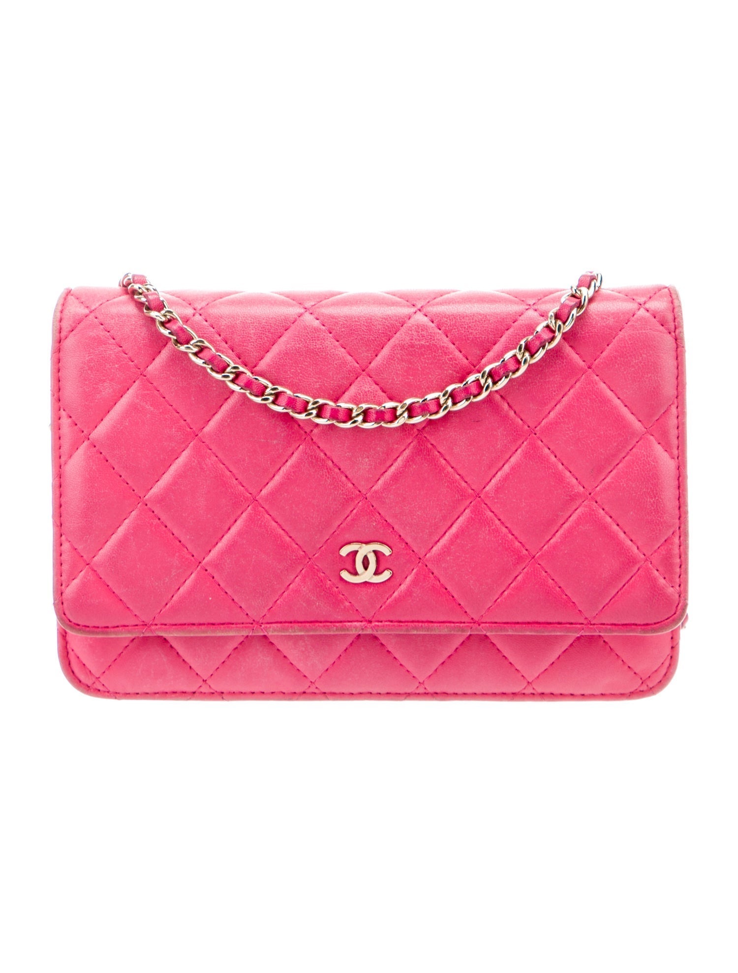 Chanel Lambskin Wallet On Chain