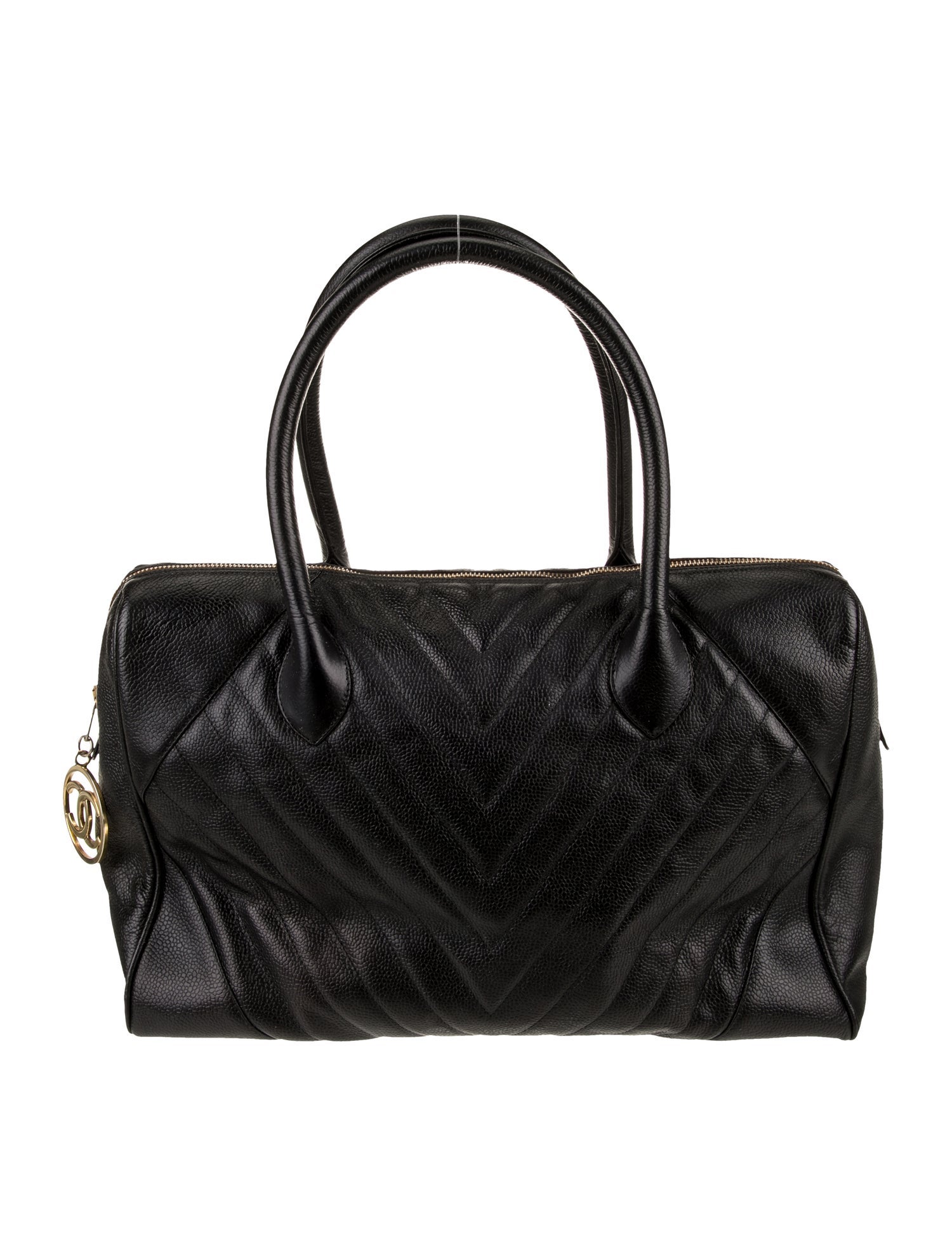 Chanel Chevron CC Handle Bag