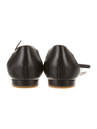 Chanel Interlocking CC Logo Leather T-Strap Sandals