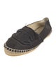 Chanel Interlocking CC Logo Canvas Espadrilles