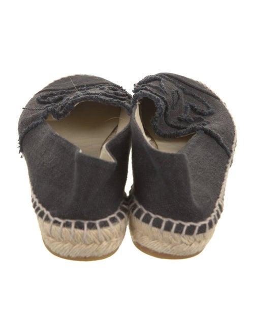 Chanel Interlocking CC Logo Canvas Espadrilles