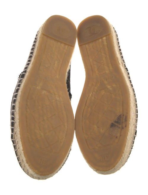 Chanel Interlocking CC Logo Canvas Espadrilles