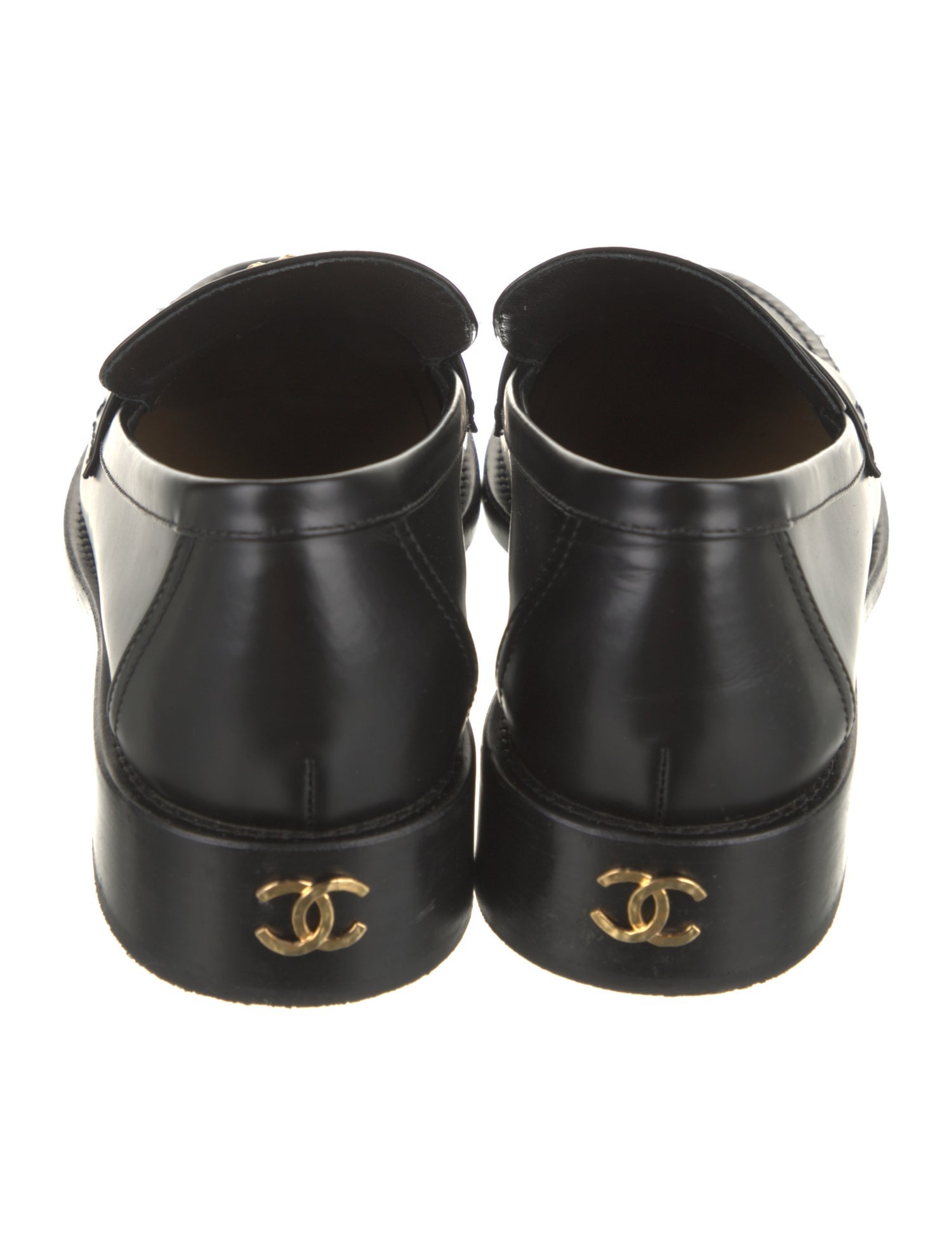 Chanel 2024 Interlocking CC Logo Loafers