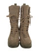 Chanel 2024 Quilted Pattern Combat Boots