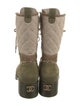 Chanel 2024 Quilted Pattern Combat Boots