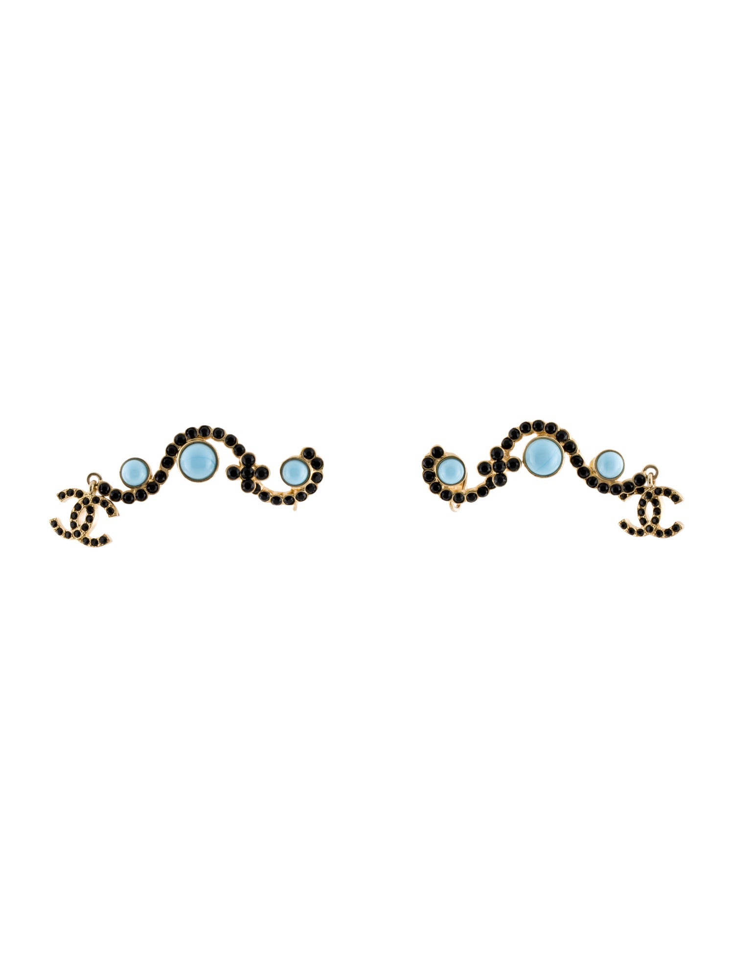 【関税無・国内発】 MIU MIU / Miu Plexi Earring Ld42 Miu Miu - Oversized blue plexiglass flower earrings - 4element