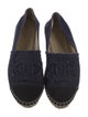 Chanel Interlocking CC Logo Denim Espadrilles