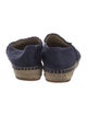 Chanel Interlocking CC Logo Denim Espadrilles