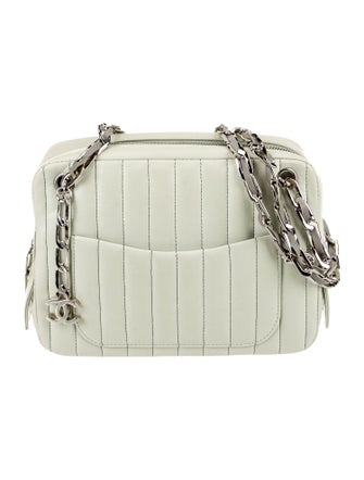 Chanel Vertical Quilt Mademoiselle Ligne Bowling Bag