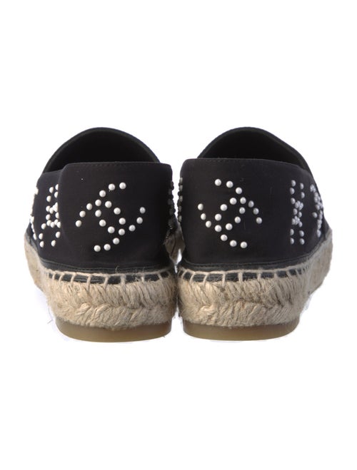 Chanel Interlocking CC Logo Neoprene Espadrilles