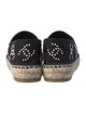 Chanel Interlocking CC Logo Neoprene Espadrilles