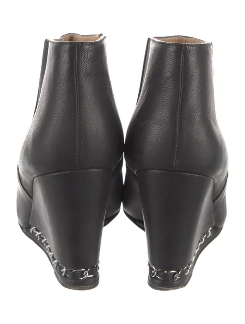 Chanel Interlocking CC Logo Leather Mules