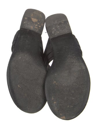 Chanel 2023 Interlocking CC Logo Slingback Sandals