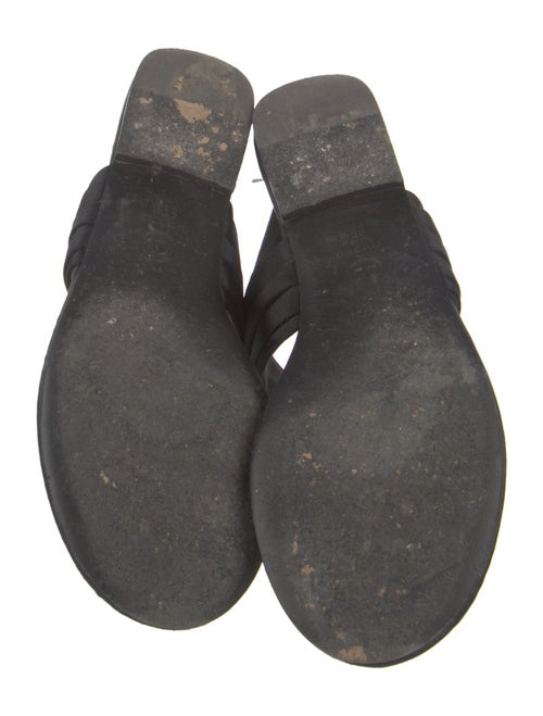 Chanel 2023 Interlocking CC Logo Slingback Sandals