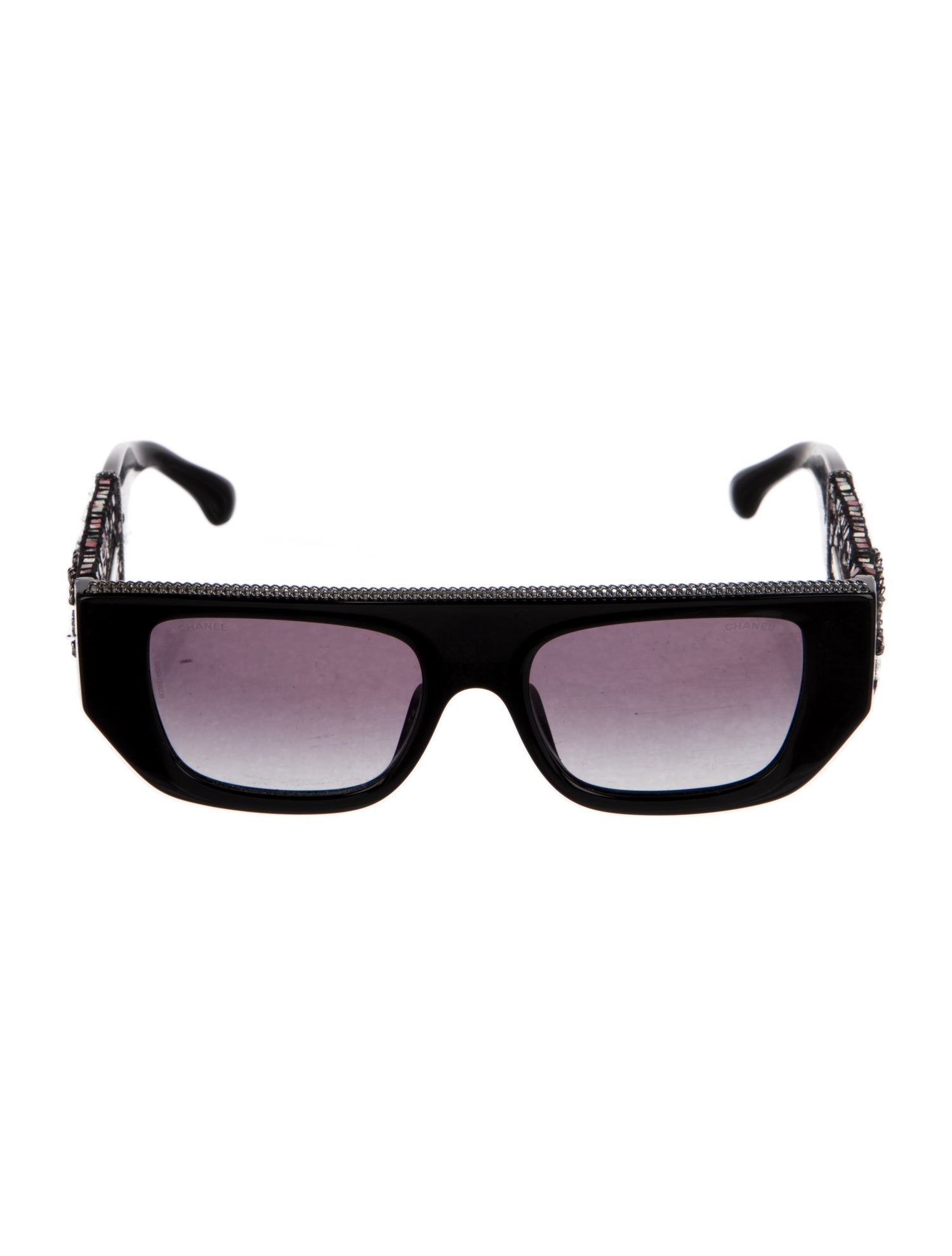 Chanel Interlocking CC Logo Square Sunglasses