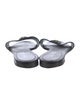 Chanel Interlocking CC Logo Calfskin Slides
