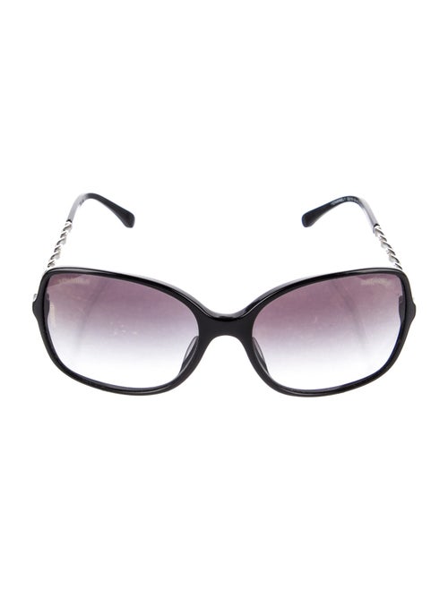Chanel Interlocking CC Logo Oversize Sunglasses