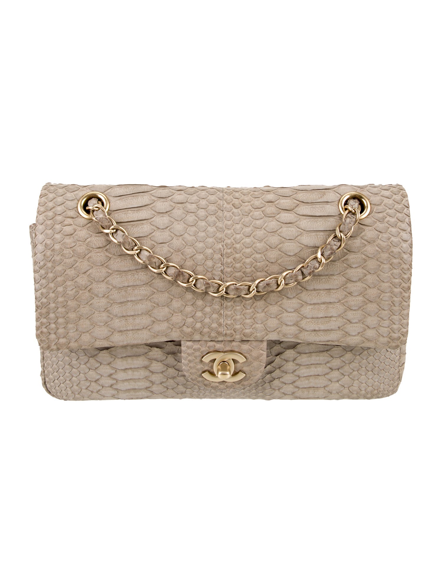 Chanel 2023 Logo Letters Flap Bag - Neutrals Shoulder Bags