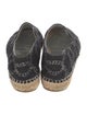 Chanel Interlocking CC Logo Tweed Espadrilles