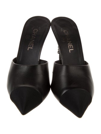 Chanel 2016 Interlocking CC Logo Mules