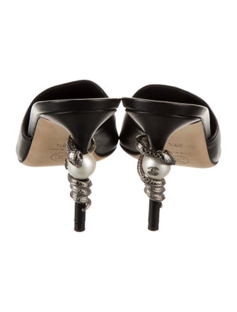 Chanel 2016 Interlocking CC Logo Mules