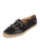 Chanel Interlocking CC Logo Leather Espadrilles