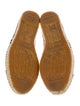 Chanel Interlocking CC Logo Leather Espadrilles