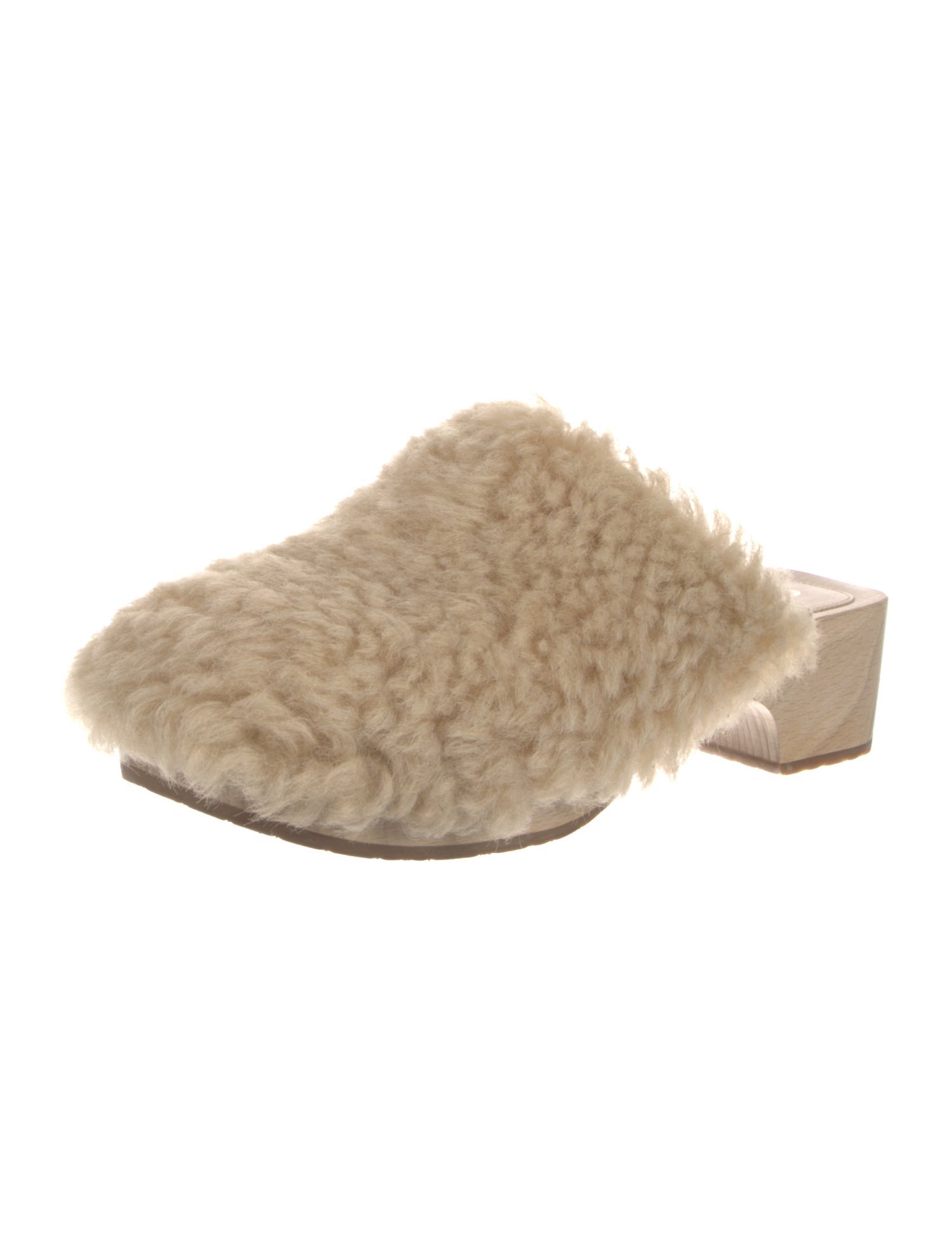 Chanel 2022 Shearling Mules