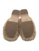 Chanel 2022 Shearling Mules