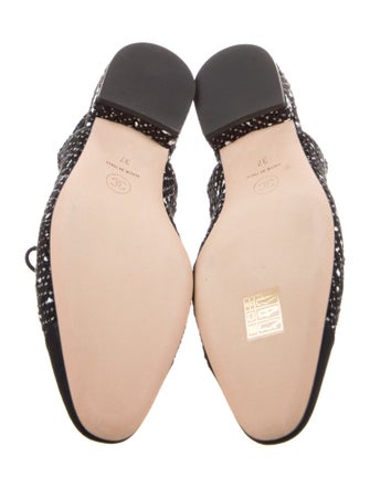 Chanel 2023 Interlocking CC Logo Slingback Flats