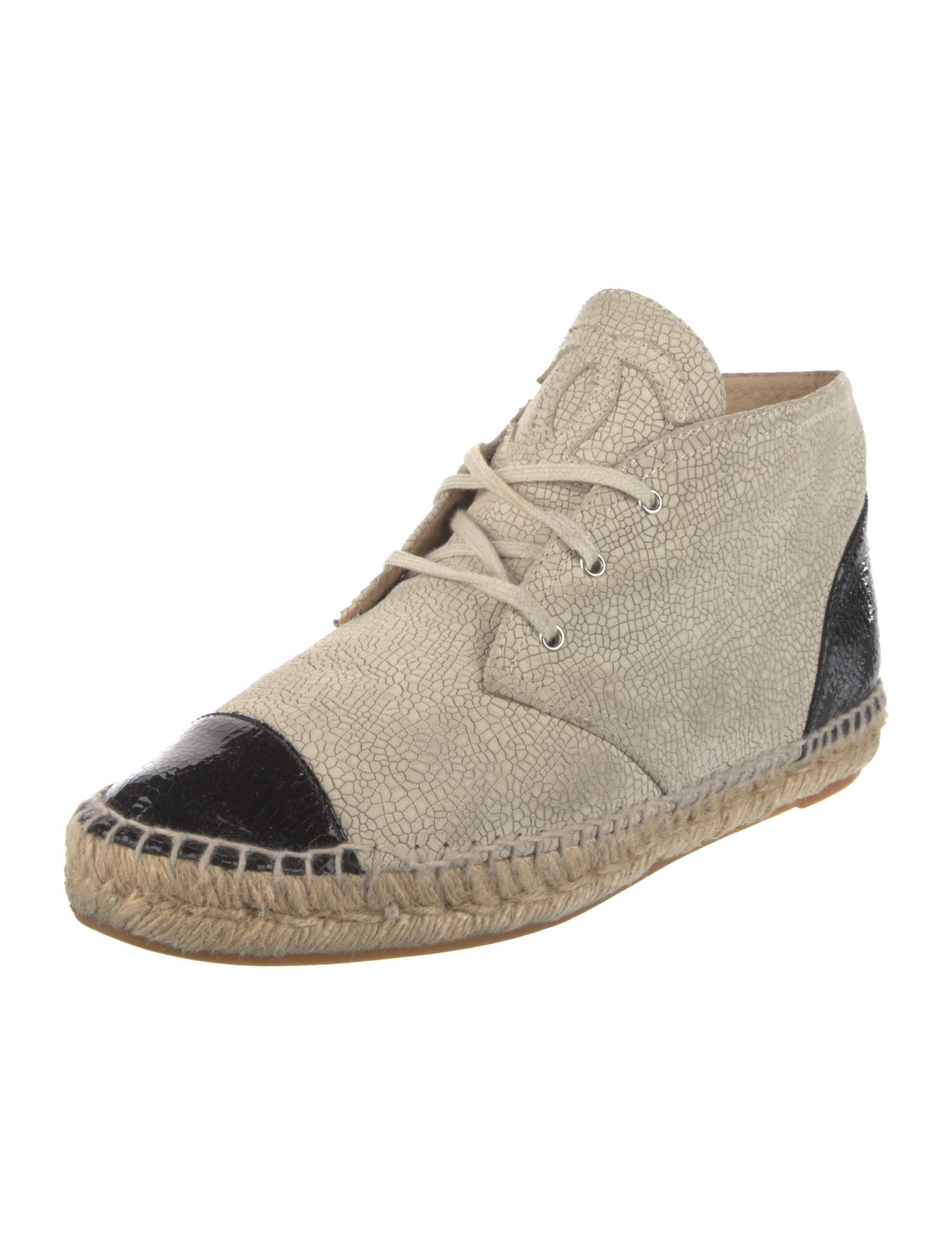 Chanel 2015 Interlocking CC Logo Espadrilles