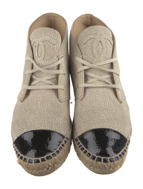 Chanel 2015 Interlocking CC Logo Espadrilles