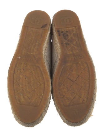Chanel 2015 Interlocking CC Logo Espadrilles