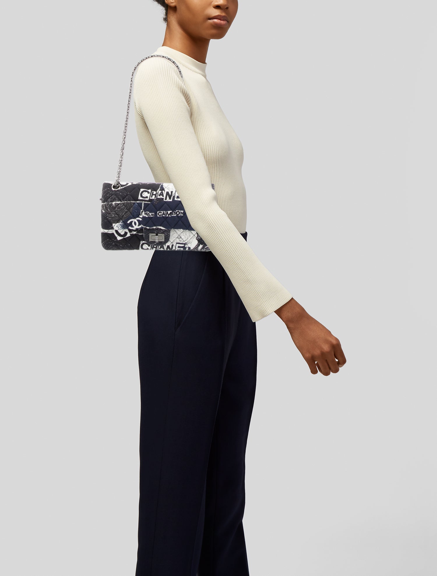 Chanel Graffiti Reissue 225 Double Flap Bag