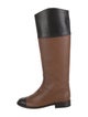 Chanel 2010 Interlocking CC Logo Riding Boots