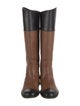 Chanel 2010 Interlocking CC Logo Riding Boots