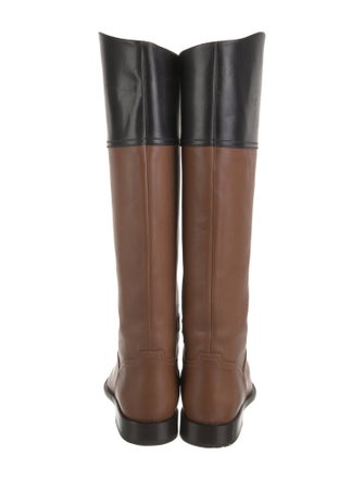 Chanel 2010 Interlocking CC Logo Riding Boots