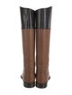 Chanel 2010 Interlocking CC Logo Riding Boots