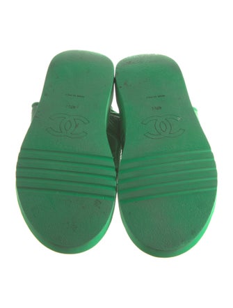 Chanel 2021 Interlocking CC Logo Gladiator Sandals