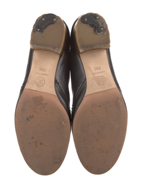 Chanel 2015 Interlocking CC Logo Lace-Up Boots