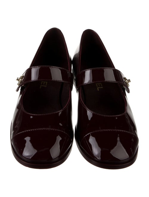 Chanel 2023-2024 Interlocking CC Logo Mary Jane Flats