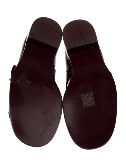 Chanel 2023-2024 Interlocking CC Logo Mary Jane Flats