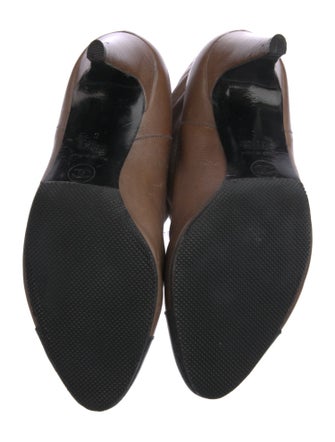 Chanel Interlocking CC Logo Leather Boots