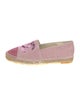 Chanel Interlocking CC Logo Canvas Espadrilles