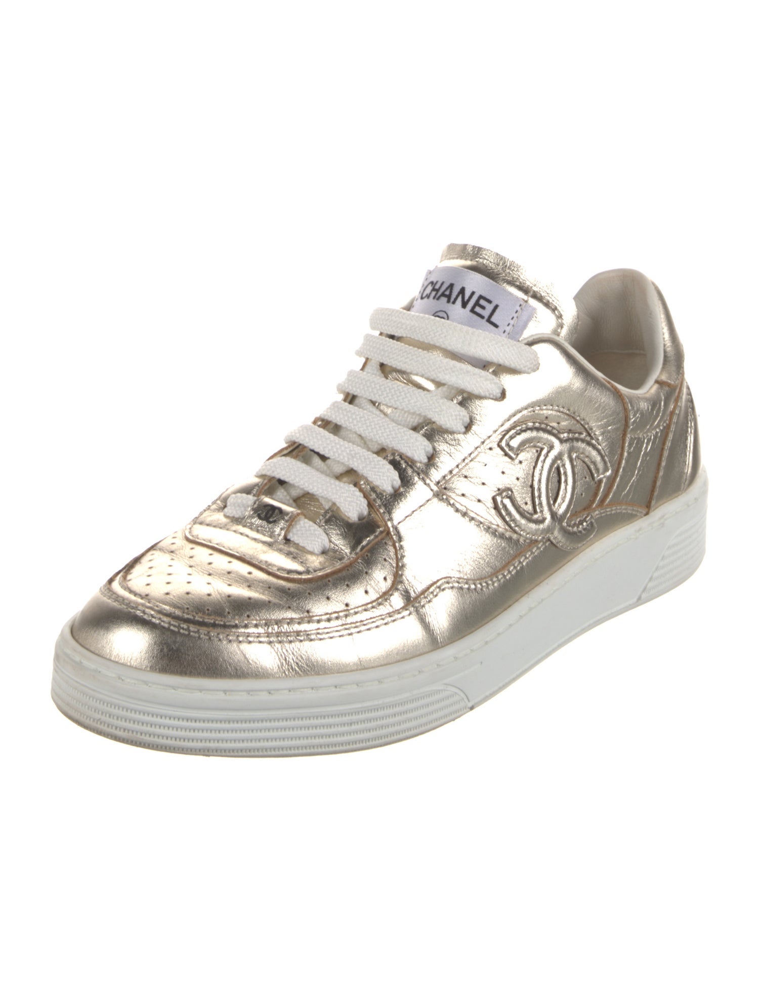 Chanel 2024 Interlocking CC Logo Sneakers