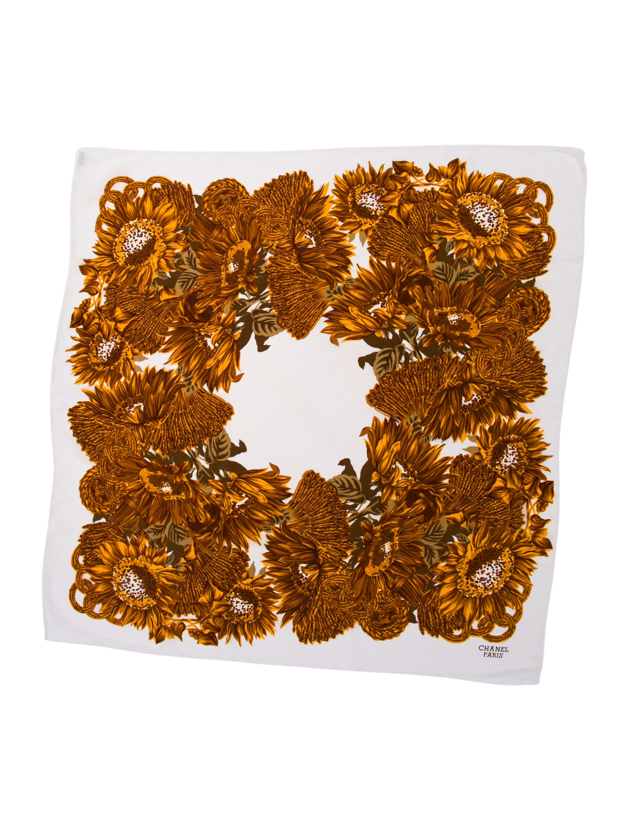 Chanel Silk Vintage Scarf