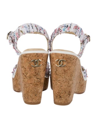 Chanel 2023 Interlocking CC Logo Espadrilles