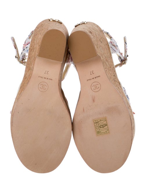 Chanel 2023 Interlocking CC Logo Espadrilles