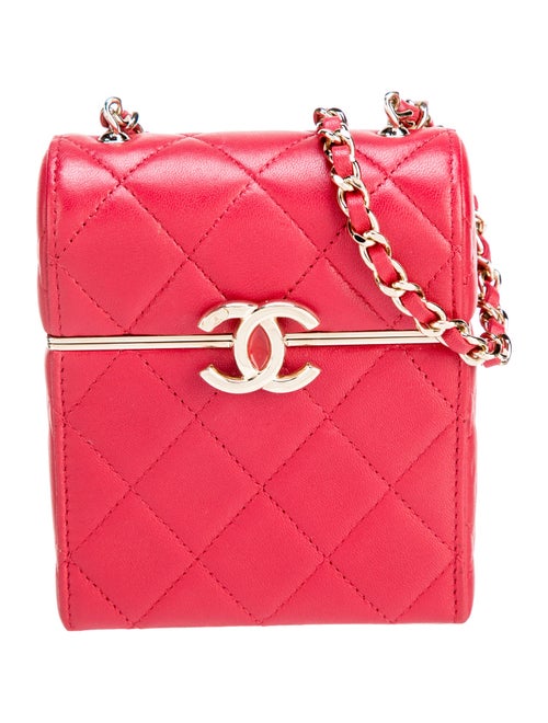 Chanel Quilted Small Box With Chain